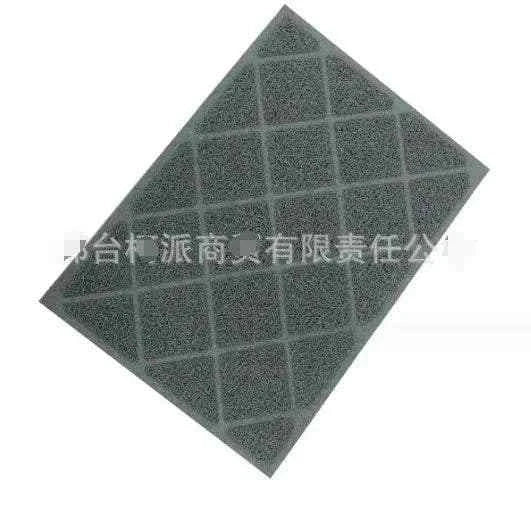 Close-up of Premium Non-Slip Cat Litter Mat, textured surface detail