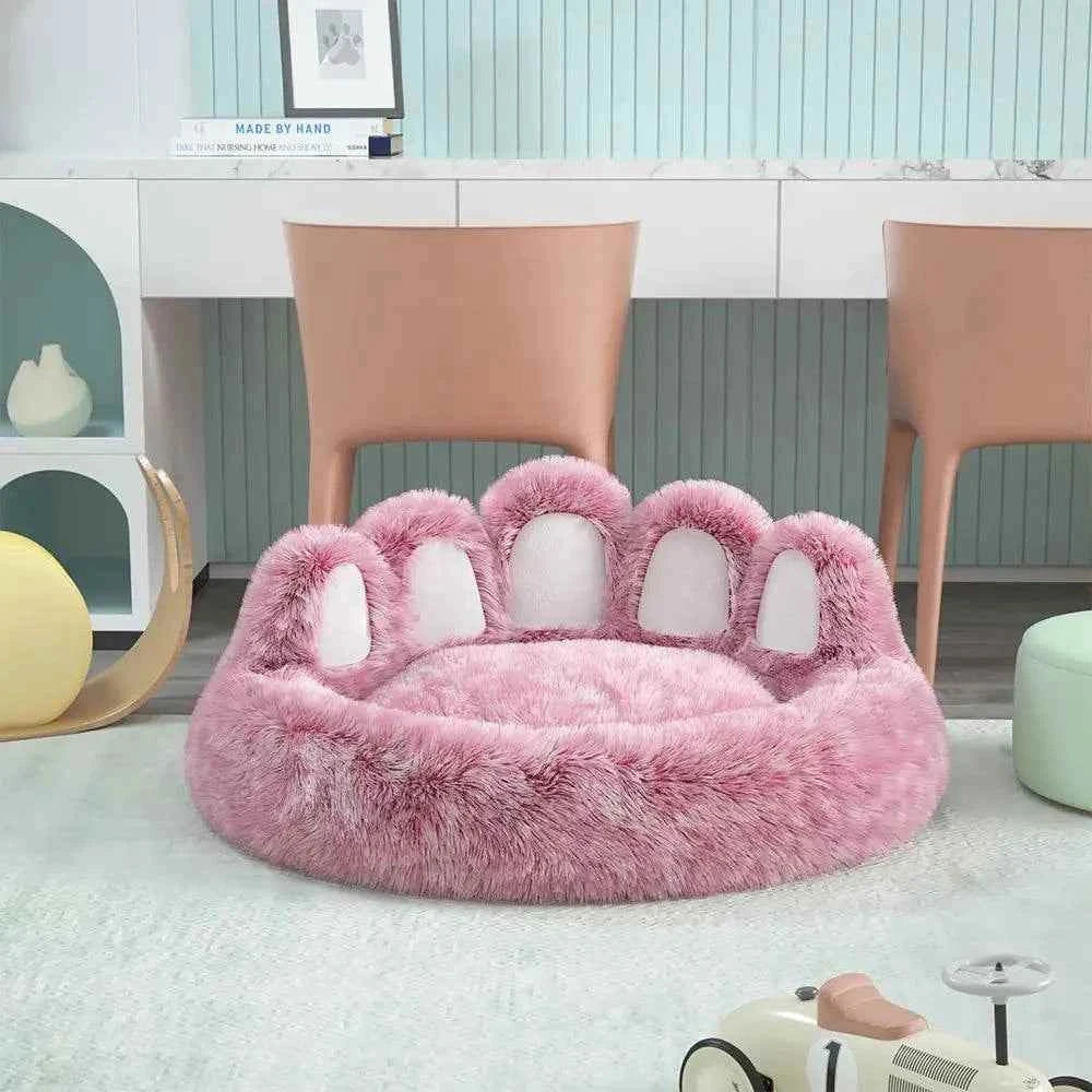Long Plush Cat Bed offering warmth and relaxation for pets