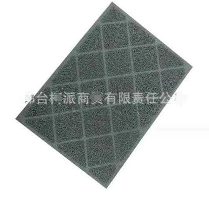 Close-up of Premium Non-Slip Cat Litter Mat, textured surface detail