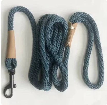 Adjustable Slip Lead strong rope leash for medium and large dogs
